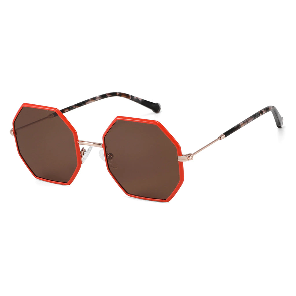 Gafas de sol geométricas de metal JT-GLT9143 - Joyiris Eyewear