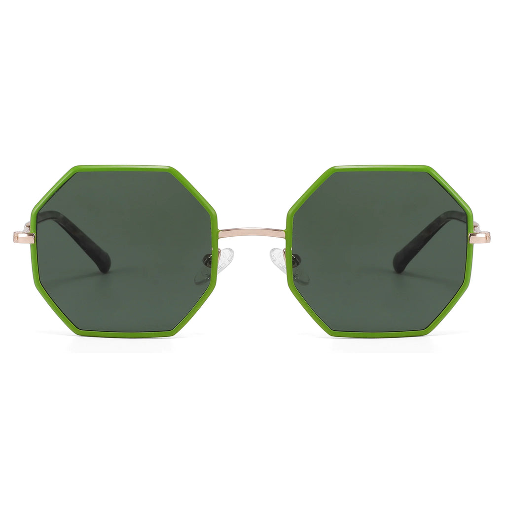 Gafas de sol geométricas de metal JT-GLT9143 - Joyiris Eyewear