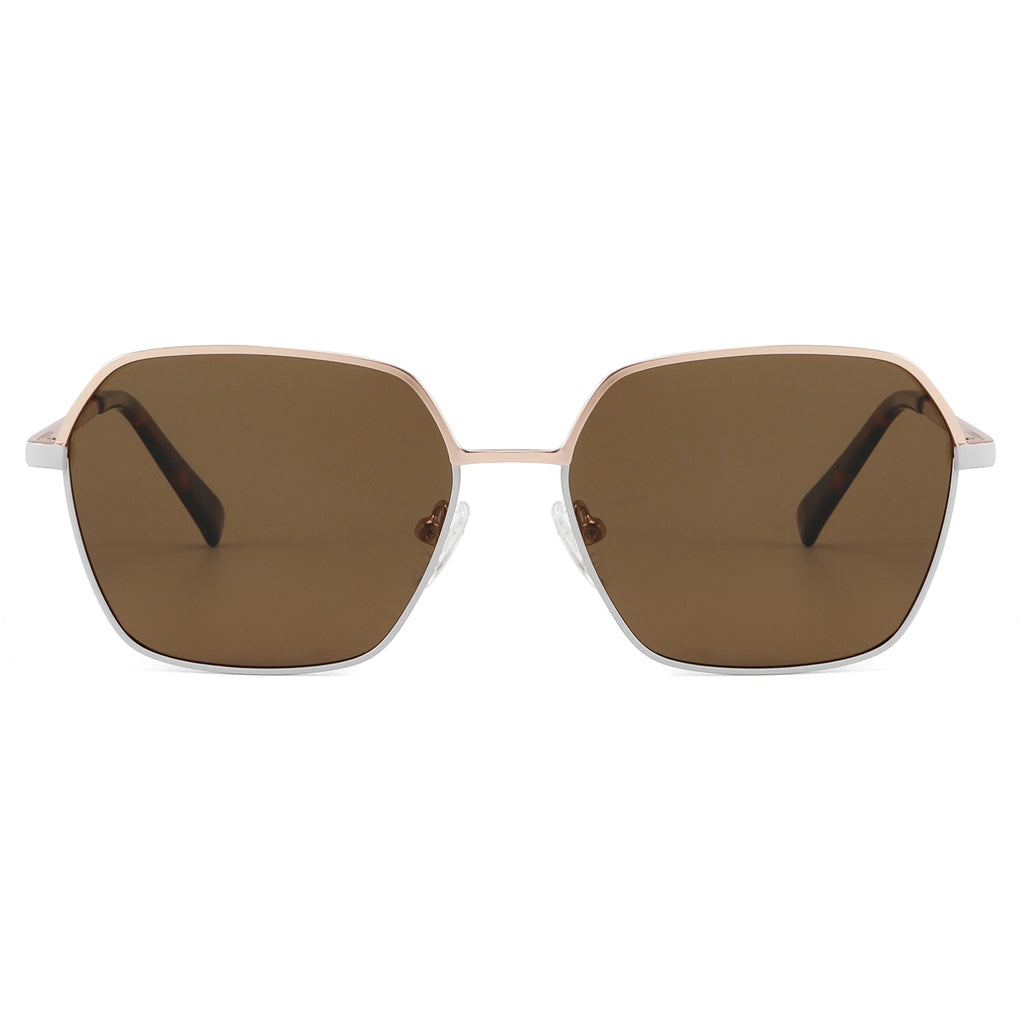 Gafas de sol geométricas de metal JT-GLT9190 - Joyiris Eyewear