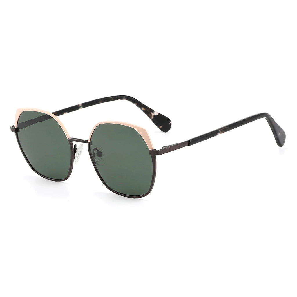 Gafas de sol geométricas de metal JT-GLT9210 - Joyiris Eyewear