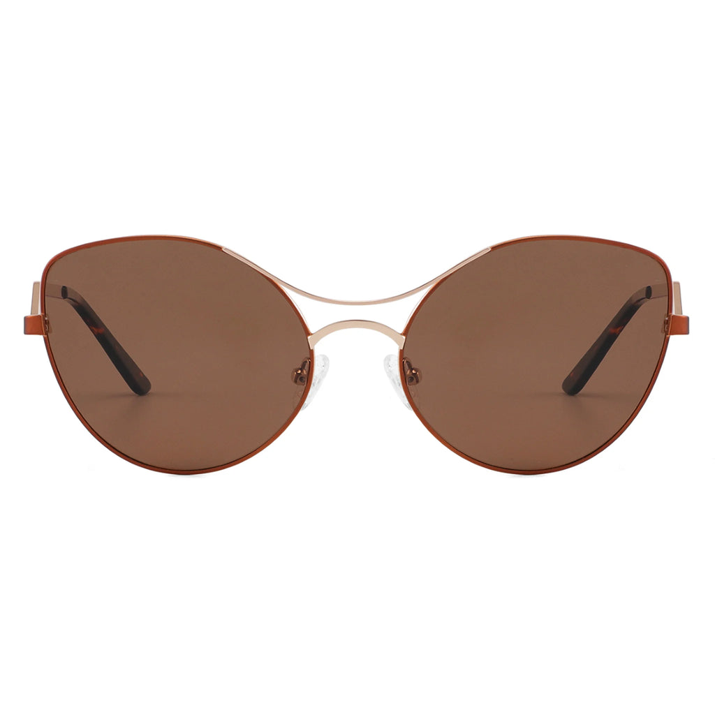 Gafas de sol ovaladas de metal JT-GLT9216 - Joyiris Eyewear