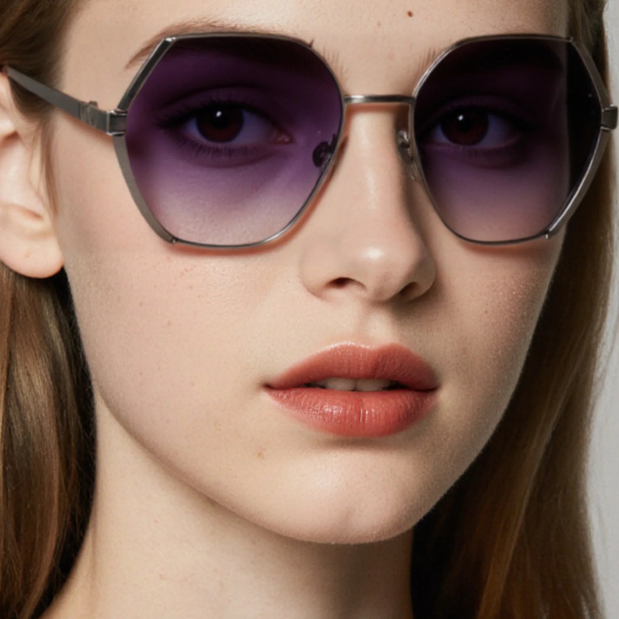 Gafas de sol geométricas de metal JT-GLT9231 - Joyiris Eyewear