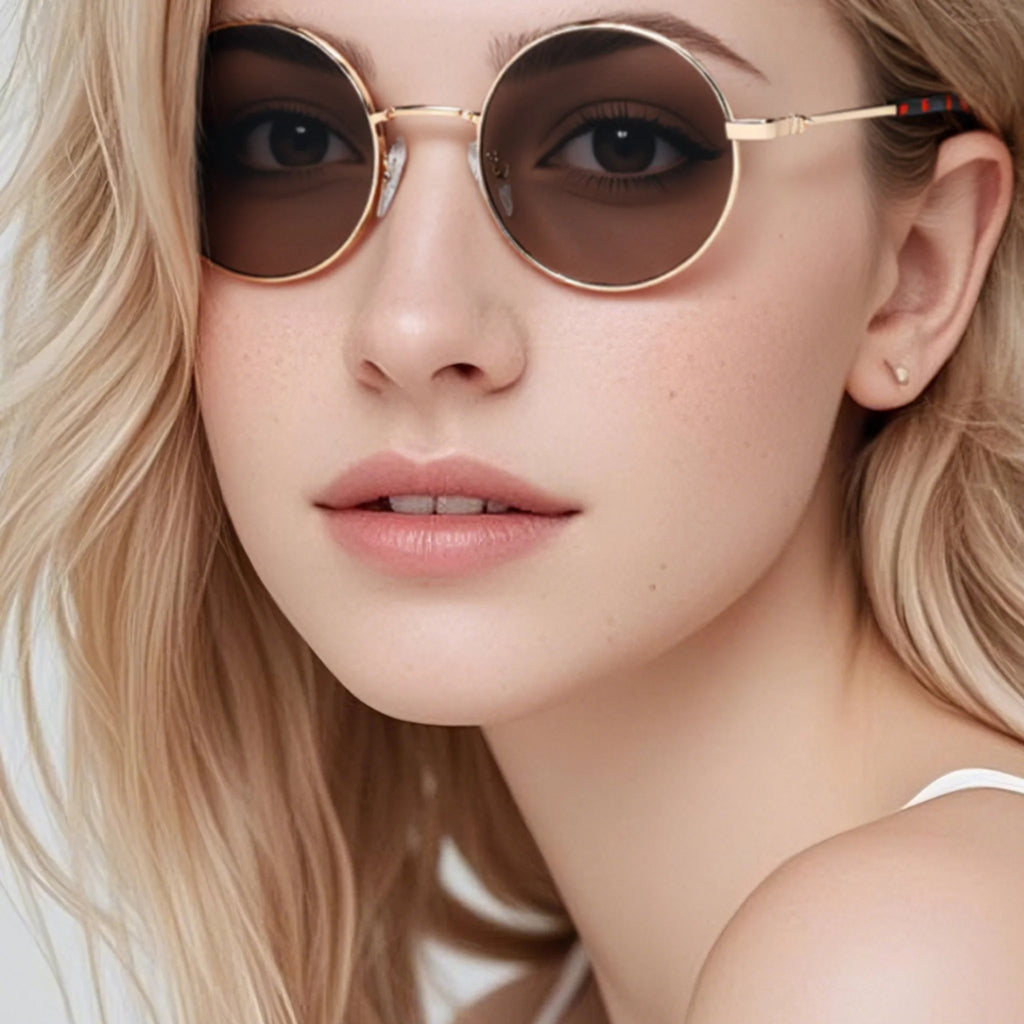 Gafas de sol redondas de metal JT-GLT9233 - Joyiris Eyewear
