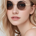 Gafas de sol redondas de metal JT-GLT9233 - Joyiris Eyewear