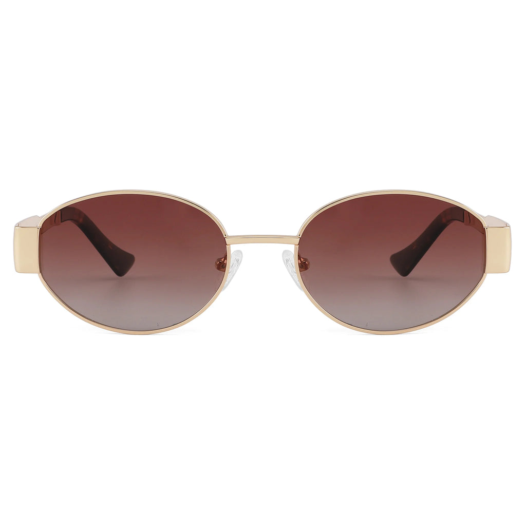 Gafas de sol ovaladas de metal JT-GLT9240 - Joyiris Eyewear