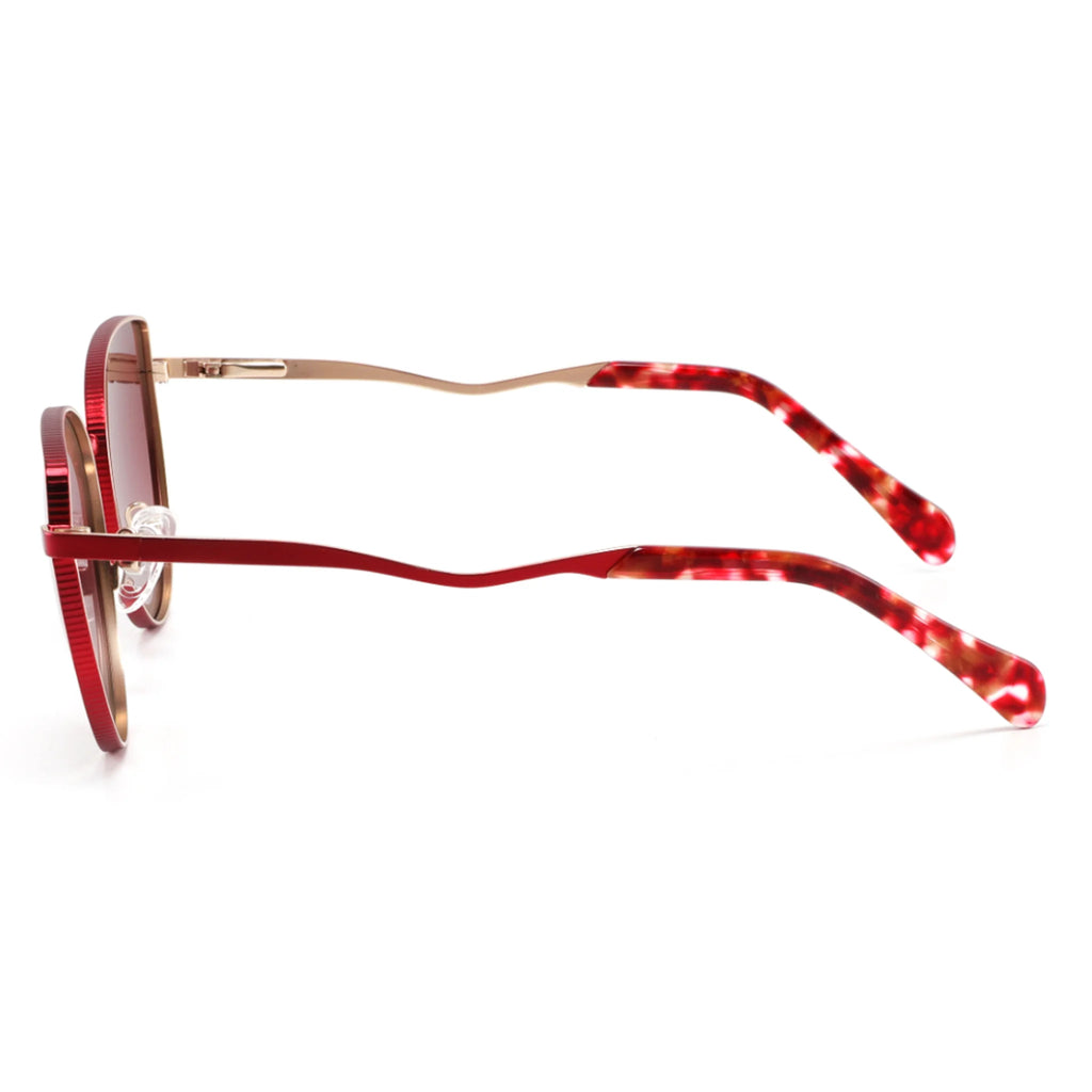 Gafas de sol ovaladas de metal JT-GLT9292 - Joyiris Eyewear