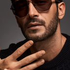 Gafas de sol geométricas de metal JT-GLT9321 - Joyiris Eyewear