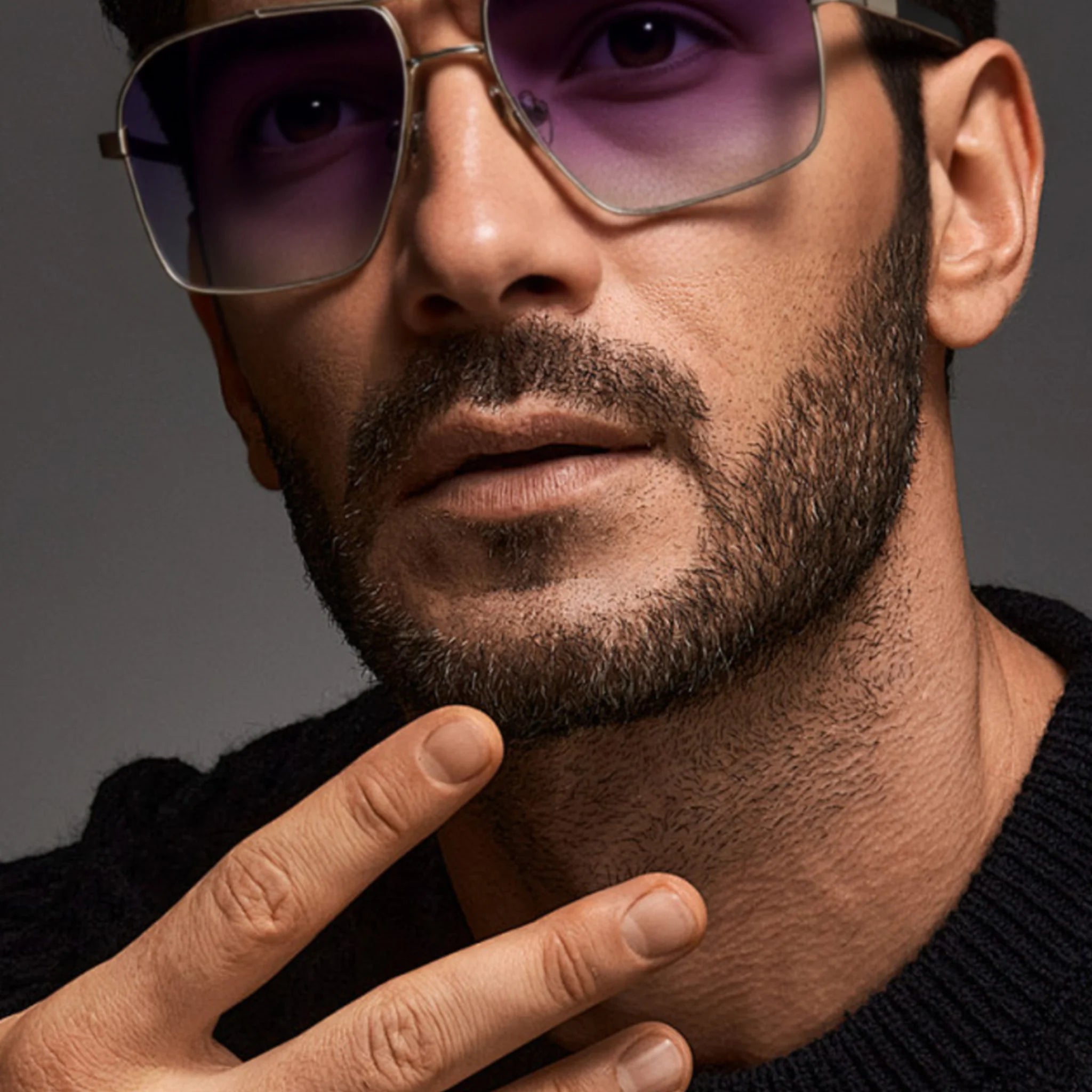 Gafas de sol geométricas de metal JT-GLT9322 - Joyiris Eyewear